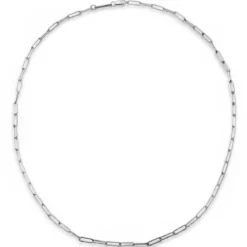 New Classics | 3 mm naszyjnik typu spinacz ze srebra próby 925