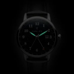 Night Sky | Zegarek GMT ze srebrzystej stali nierdzewnej z tarczą awenturynową