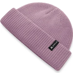Nordic | Fioletowa czapka beanie rybacka z poliestru