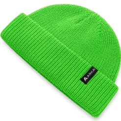 Nordic | Zielona czapka beanie rybacka z poliestru