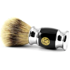 Nowoczesny czarny pędzel do golenia Silvertip