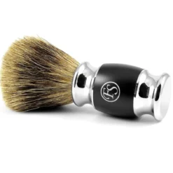Nowoczesny czarny pędzel do golenia Pure Badger