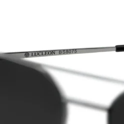 Occasus | Czarne kwadratowe polaryzacyjne okulary przeciwsłoneczne aviator