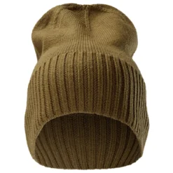 Oliwkowo-zielona czapka beanie z wełny merynosa Kaleb Kane
