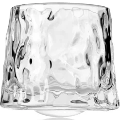Pomarszczony zestaw szklanek do whisky