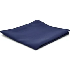 Poszetka w kolorze granatowym Basic