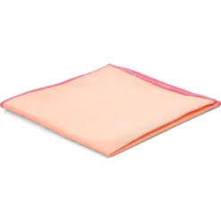 Poszetka w kolorze łososiowym Basic