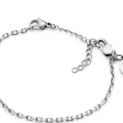 Przedłużka do bransoletki ze srebra rodowanego 925 – 5 cm
