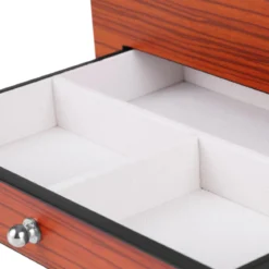 Pudełko na zegarki i biżuterię z zebrawood - 8 zegarków
