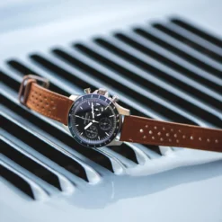 1960 Racing Chronograph | Stal chirurgiczna & głęboki niebieski
