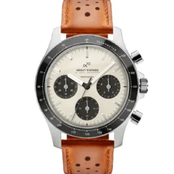 1960 Racing Chronograph | Stal chirurgiczna, złamana biel i czarny