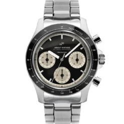 1960 Racing Chronograph | Stal chirurgiczna, czarny i złamana biel