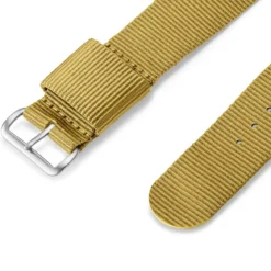 Ryka | 20mm nylonowy pasek do zegarka w kolorze złotego piasku