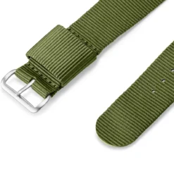 Ryka | 22mm oliwkowozielony nylonowy pasek do zegarka