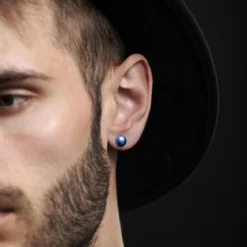 Sentio | 8 mm okrągły niebieski sztyft ze stali chirurgicznej