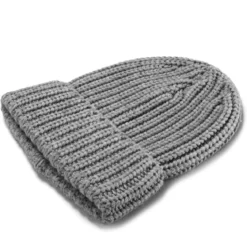 Szara masywna dzianinowa czapka beanie Fee Montagna