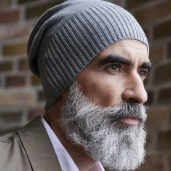 Szara wiosenna czapka beanie Konrad Kite