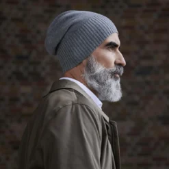 Szara wiosenna czapka beanie Konrad Kite