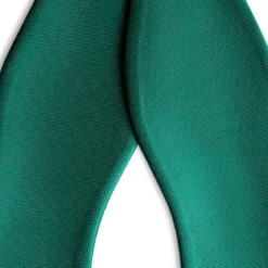 Szmaragdowozielona muszka satynowa do samodzielnego wiązania