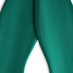 Szmaragdowozielona spiczasta muszka satynowa do samodzielnego wiązania