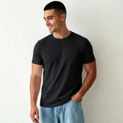 TrueFeel | Czarny premium bawełniany T-shirt