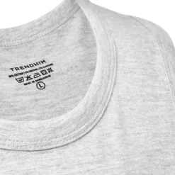 TrueFeel | Jasnoszary top z premium bawełny