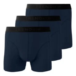 TrueFeel | 3-Pack komfortowe bokserki bambusowe w kolorze królewskiego błękitu