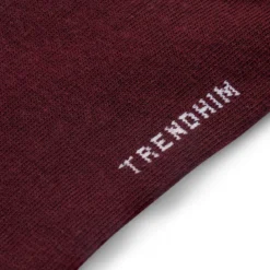 TrueFeel | Zestaw 3 par ciemnokarmazynowych premium bawełnianych skarpetek do kostki