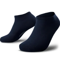 TrueFeel | Zestaw 3 par granatowych premium bawełnianych skarpetek do kostki