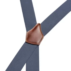 Vexel | XL szerokie lazurowe szelki przemienne w stylu X