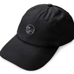 Waykins | Czarna czapka bawełniana z logo