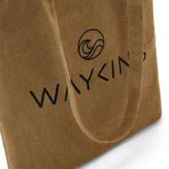 Waykins – Mała brązowa torba tote z bawełny