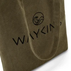Waykins – Mała zielona torba tote z bawełny