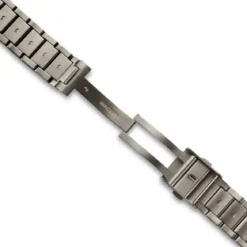 Yves | 20mm pasek do zegarka ze stali nierdzewnej w kolorze gunmetal