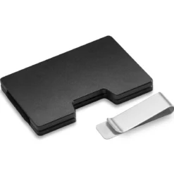 Zestaw etui na karty blokującego RFID i klipsa do pieniędzy