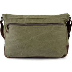 Zielono-brązowa torba na laptopa Spencer