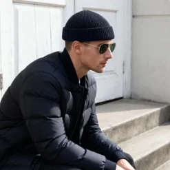 Złocisto-ciemnozielone polaryzacyjne okulary przeciwsłoneczne aviator